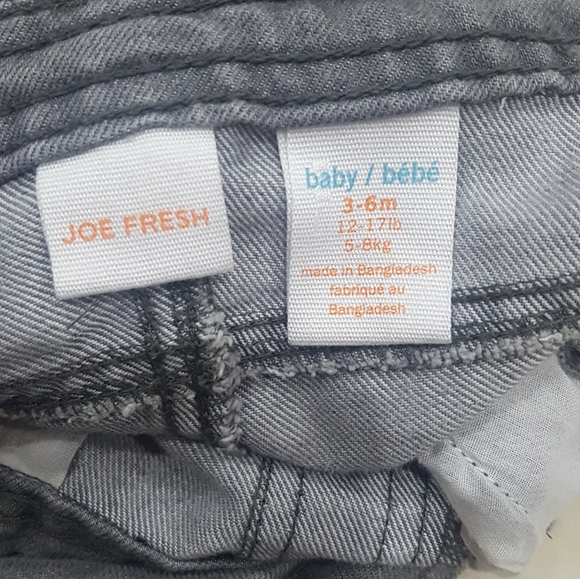 Joe fresh overall jeans  3 to 6 months - Picture 5 of 5